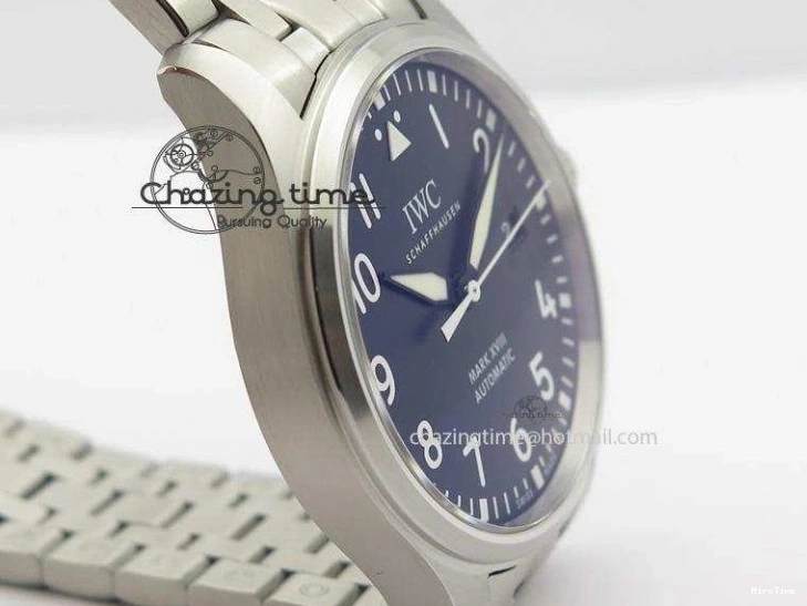 MIROTIME 0523 Compact Mark XVIII IW327001 SS Mk Maker Best Edition Black Dial On SS Bracelet A 7301